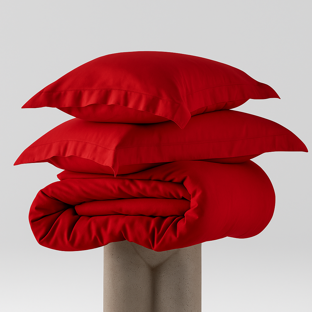 Egyptian Cotton Duvet Cover + 2 Free Pillowcases
