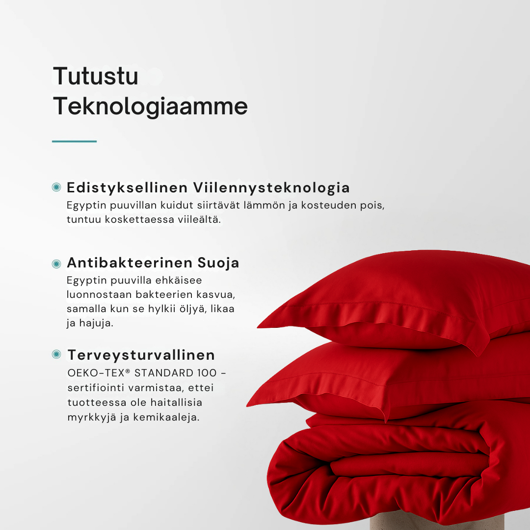 Egyptian Cotton Duvet Cover + 2 Free Pillowcases