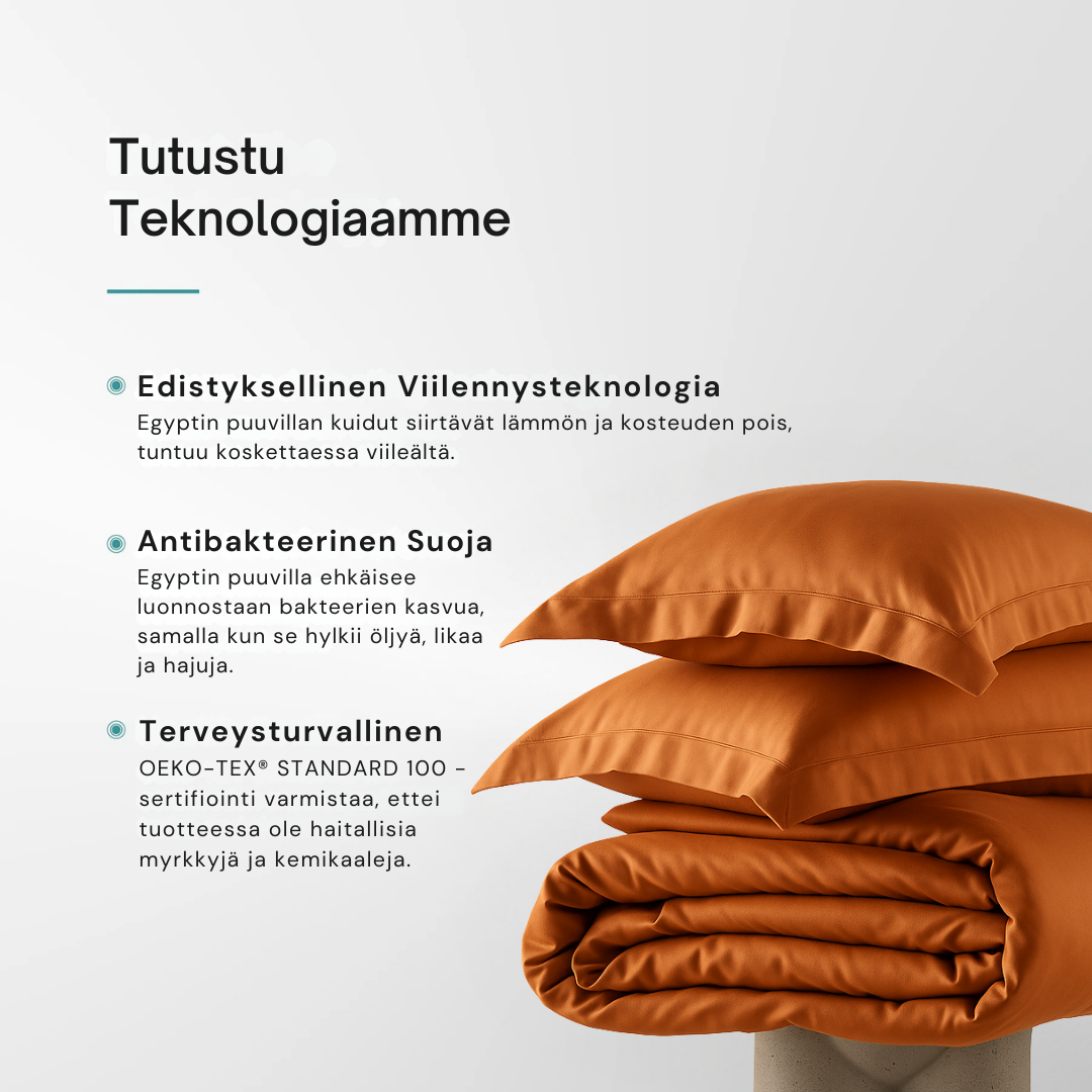 Egyptian Cotton Duvet Cover + 2 Free Pillowcases
