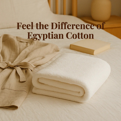 Egyptian Cotton Bath Towels 2pcs (55x28in)