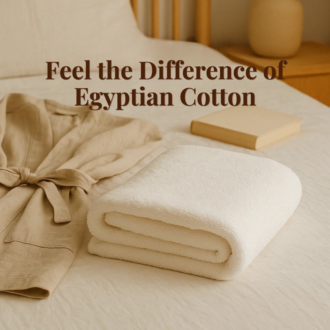 Egyptian Cotton Hand Towels 2pcs (29x13in)
