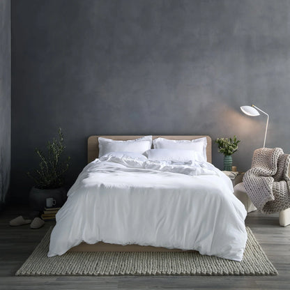 Egyptian Cotton Duvet Cover + 2 Free Pillowcases
