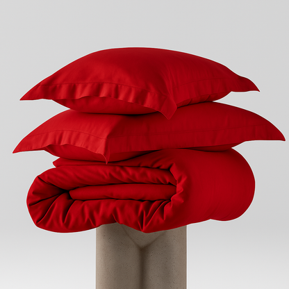 Egyptian Cotton Duvet Cover + 2 Free Pillowcases