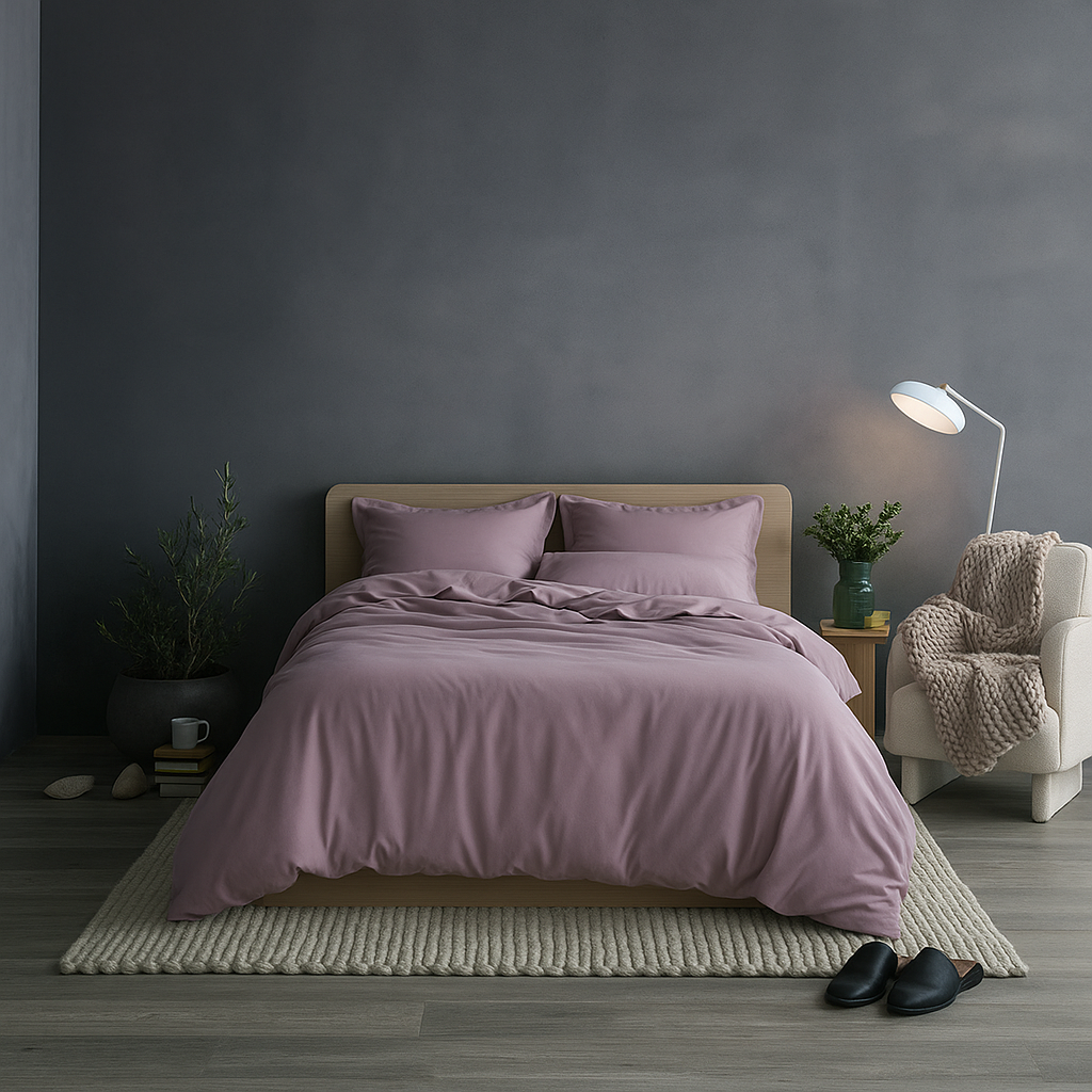 Egyptian Cotton Duvet Cover + 2 Free Pillowcases