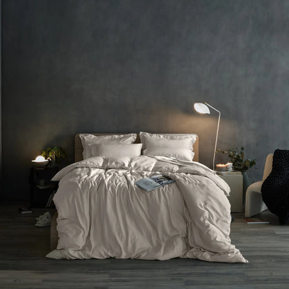 Egyptian Cotton Duvet Cover + 2 Free Pillowcases